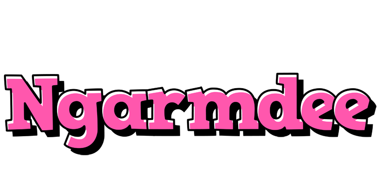 Ngarmdee girlish logo