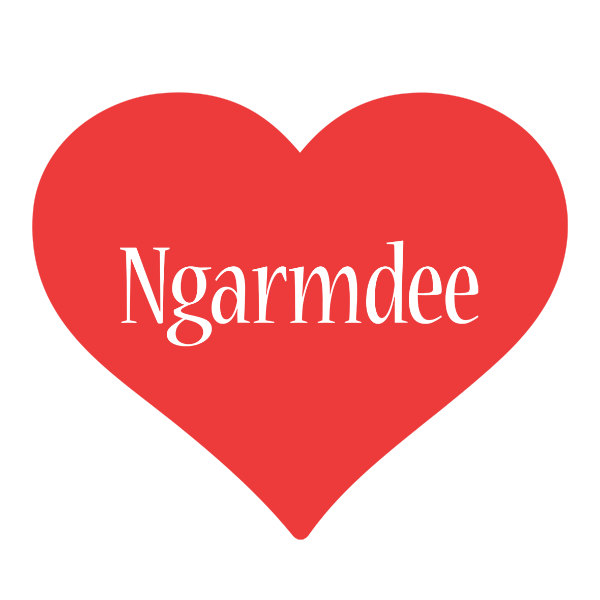 Ngarmdee love logo