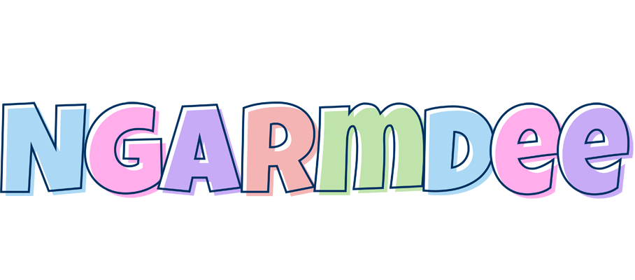 Ngarmdee pastel logo