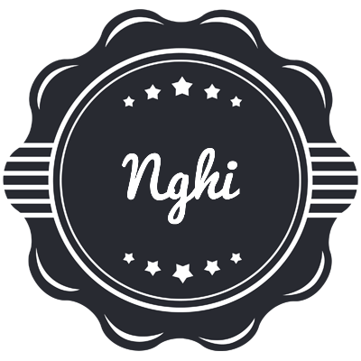 Nghi badge logo