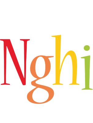 Nghi birthday logo