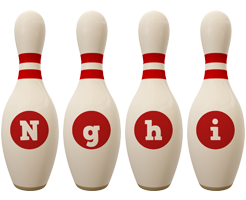 Nghi bowling-pin logo