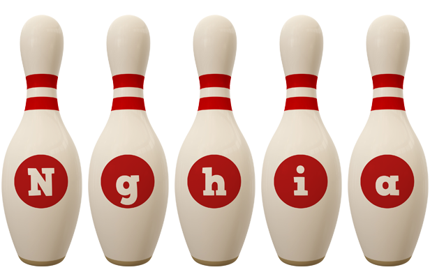 Nghia bowling-pin logo