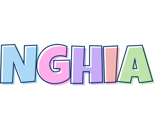 Nghia pastel logo
