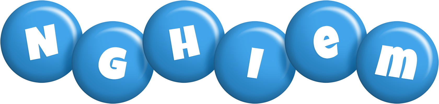 Nghiem candy-blue logo