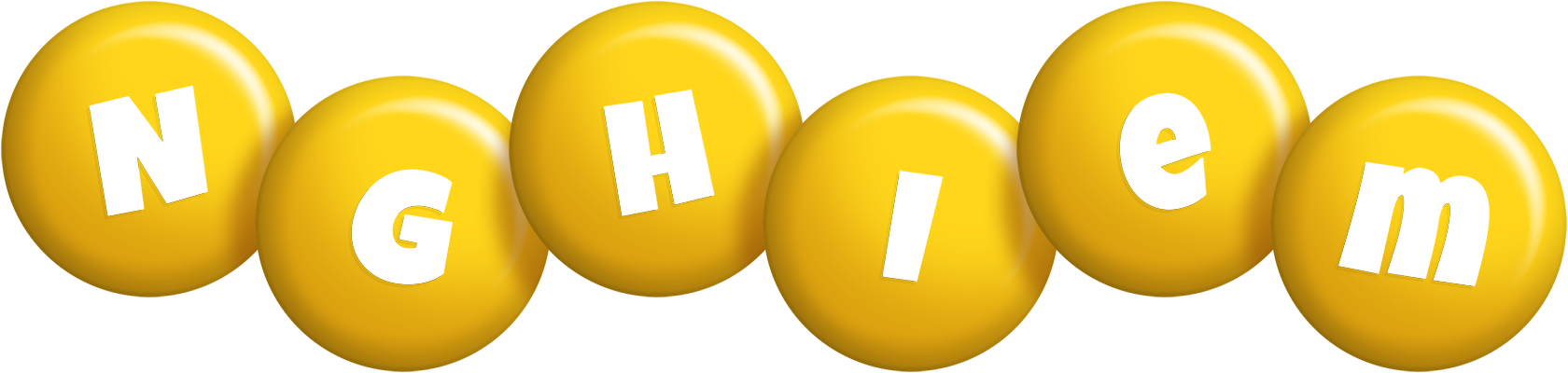 Nghiem candy-yellow logo