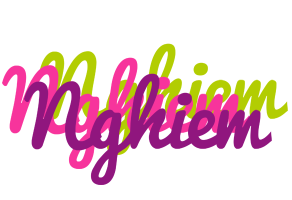 Nghiem flowers logo