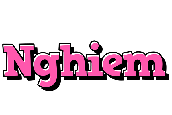 Nghiem girlish logo