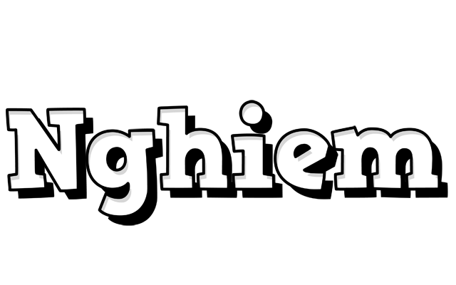Nghiem snowing logo