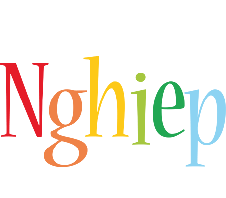 Nghiep birthday logo