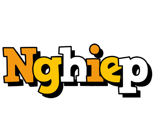 Nghiep cartoon logo