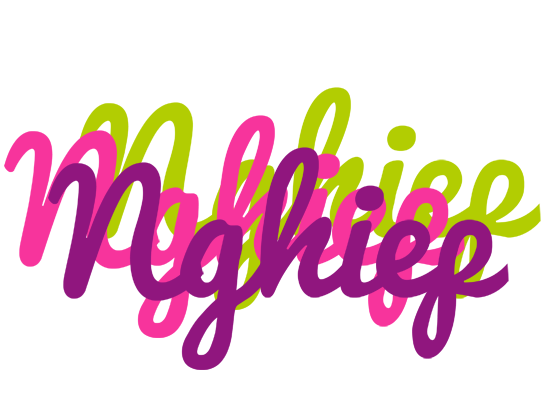 Nghiep flowers logo