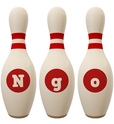 Ngo bowling-pin logo