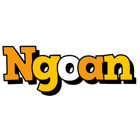 Ngoan cartoon logo