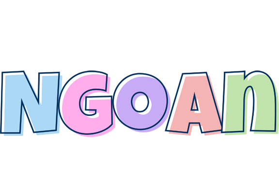 Ngoan pastel logo