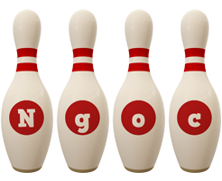 Ngoc bowling-pin logo