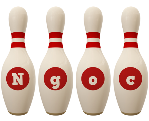 Ngoc bowling-pin logo