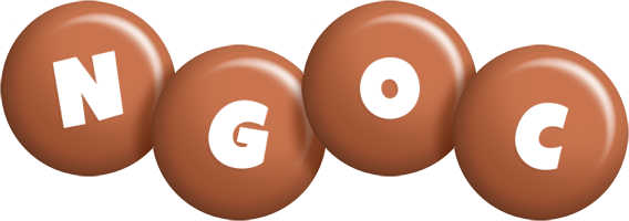 Ngoc candy-brown logo