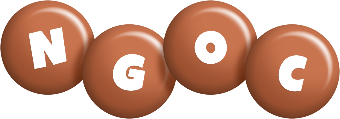 Ngoc candy-brown logo