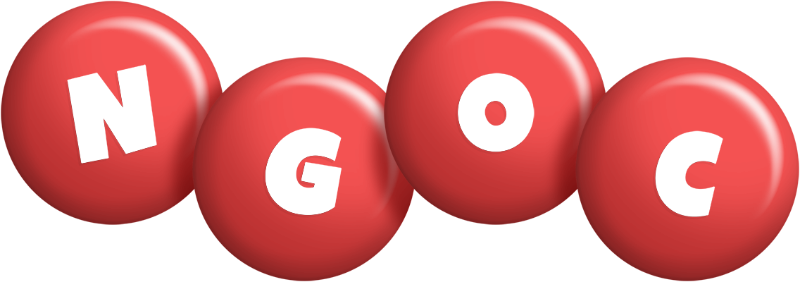 Ngoc candy-red logo