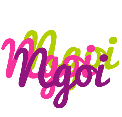 Ngoi flowers logo