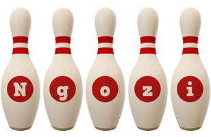 Ngozi bowling-pin logo