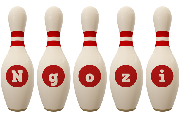 Ngozi bowling-pin logo