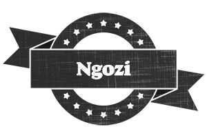 Ngozi grunge logo