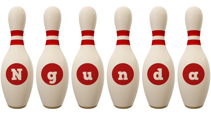 Ngunda bowling-pin logo