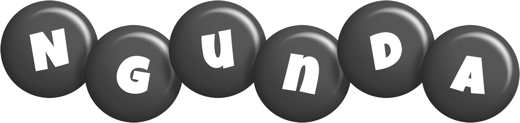 Ngunda candy-black logo