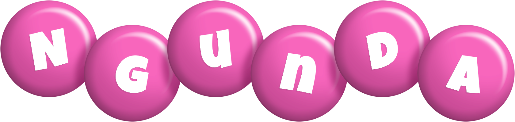 Ngunda candy-pink logo