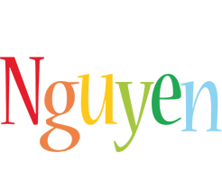 Nguyen birthday logo