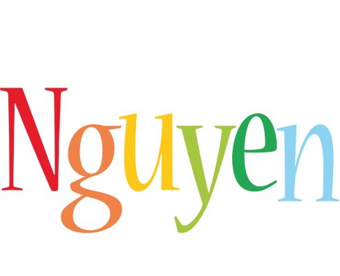 Nguyen birthday logo