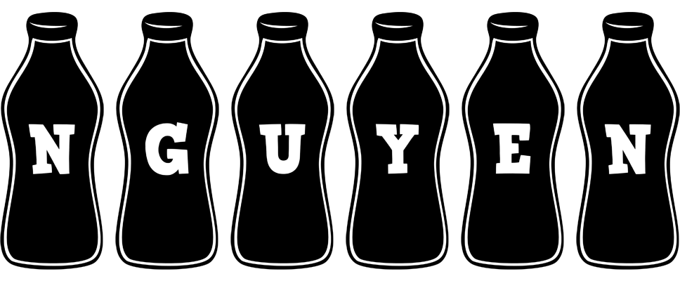 Nguyen bottle logo