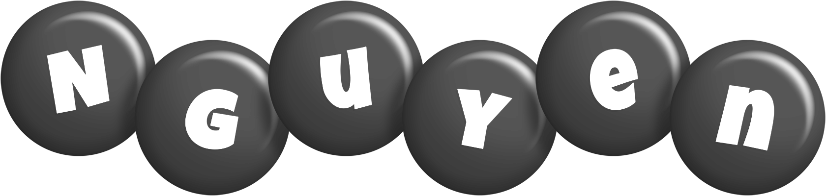 Nguyen candy-black logo