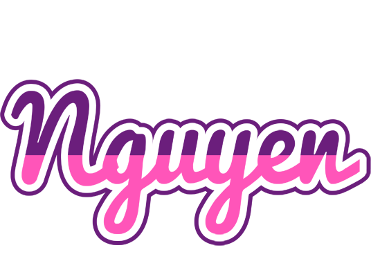 Nguyen cheerful logo