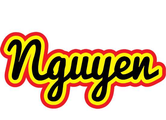 Nguyen flaming logo