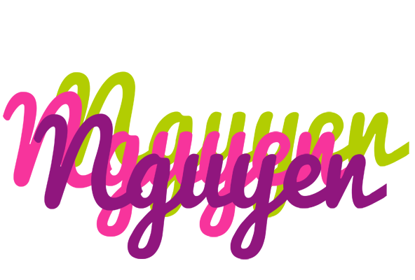 Nguyen flowers logo