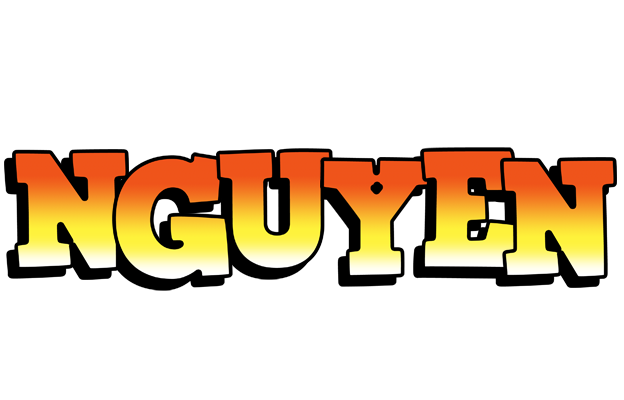 Nguyen sunset logo
