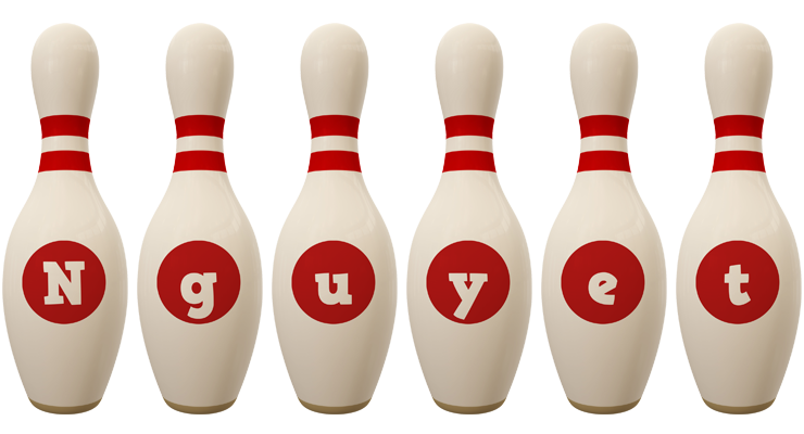 Nguyet bowling-pin logo
