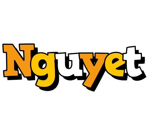 Nguyet cartoon logo