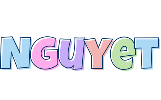 Nguyet pastel logo
