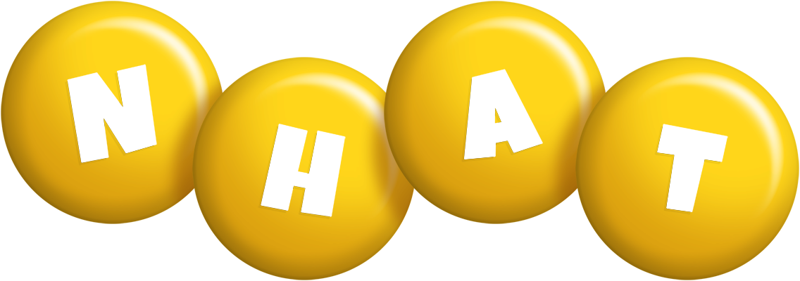 Nhat candy-yellow logo
