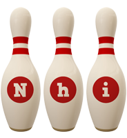 Nhi bowling-pin logo