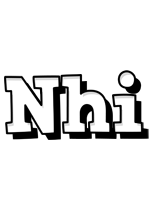 Nhi snowing logo