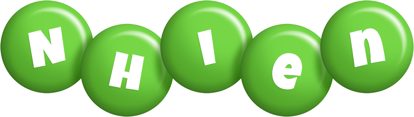 Nhien candy-green logo