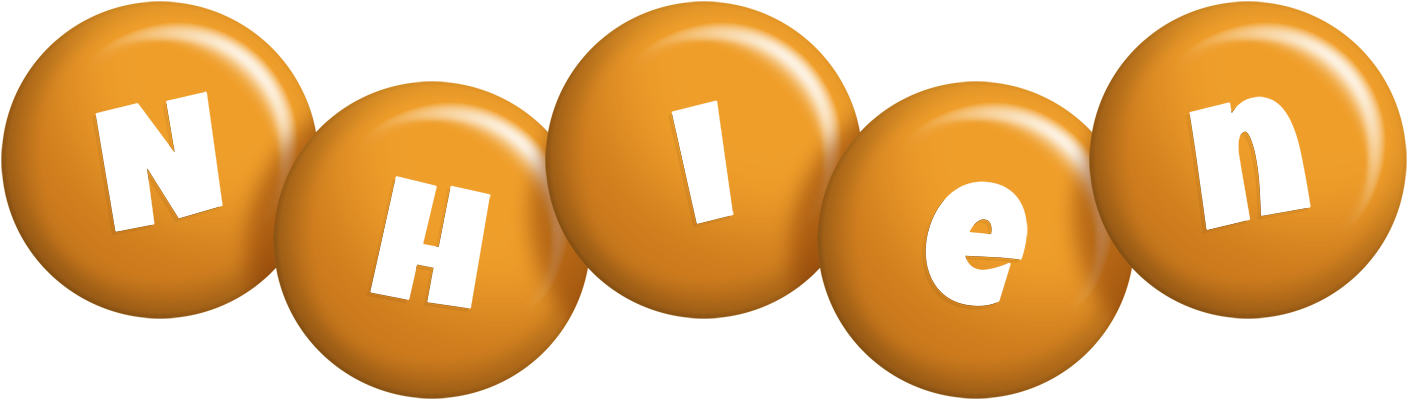 Nhien candy-orange logo