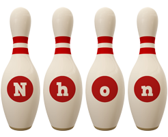 Nhon bowling-pin logo