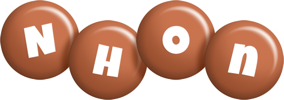 Nhon candy-brown logo