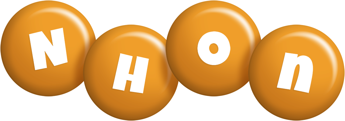 Nhon candy-orange logo